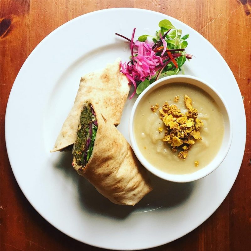 felafel and soup